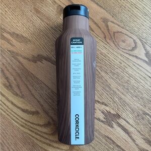 Corkcicle Sport Canteen - Wood Brown, 20 ounces
